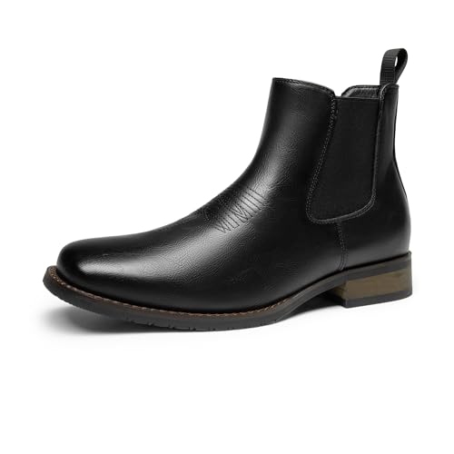 Bruno Marc Herren Stiefel Chelsea Boots Stiefeletten Komfort Schuhe,Size 44,Schwarz-Pu,BMUMAB2402 Bruno Marc Herren Stiefel Chelsea Boots Stiefeletten Komfort Schuhe,Size 44,Schwarz-Pu,BMUMAB2402 von Bruno Marc