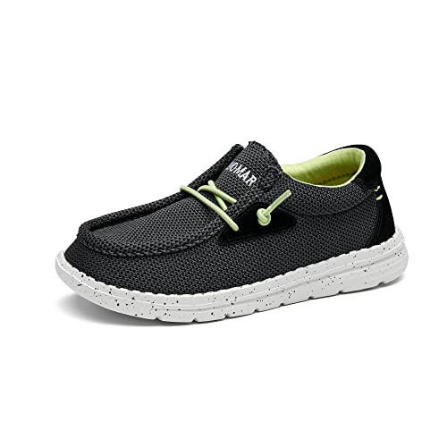 Bruno Marc Jungen Schnürschuhe Mokassins Kinder Flache Slipper Mädchen Slip on Loafer Weich Comfort Klassische Schnürschuhe,Size 35,Schwarz,SBLS2213K von Bruno Marc