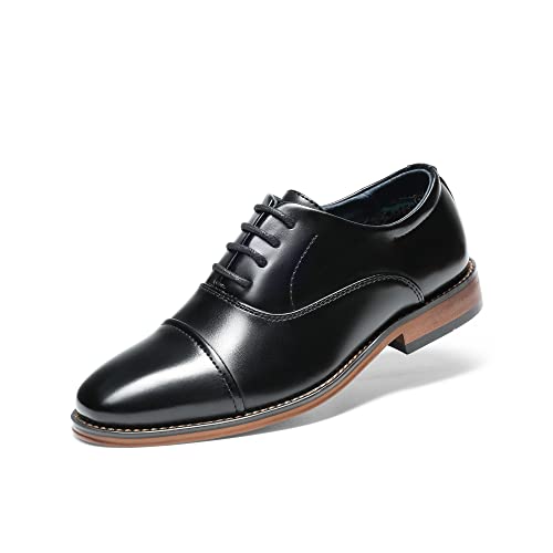 Bruno Marc Schnürhalbschuhe Jungen Anzugschuhe Derby Oxford Hochzeit Schuhe SCHWARZ SBOX2328K-E Größe 36 (EUR) von Bruno Marc