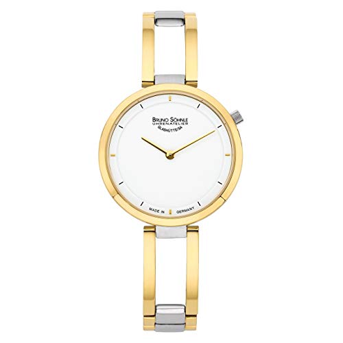 Bruno Söhnle Damen Analog Quarz Uhr mit Edelstahl Armband 17-23224-992 von Bruno Söhnle