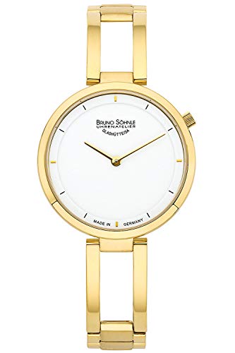 Bruno Söhnle Damen Analog Quarz Uhr mit Edelstahl Armband 17-33224-992 von Bruno Söhnle