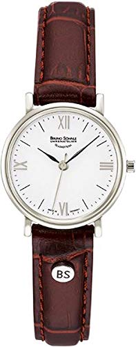 Bruno Söhnle Damen Analog Quarz Uhr mit Leder Armband 17-13045-971 von Bruno Söhnle