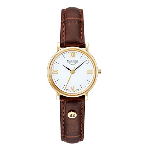 Bruno Söhnle Damen Analog Quarz Uhr mit Leder Armband 17-33045-971 von Bruno Söhnle