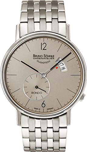 Bruno Söhnle Herren Analog Quarz Uhr mit Edelstahl Armband 17-13053-862 von Bruno Söhnle