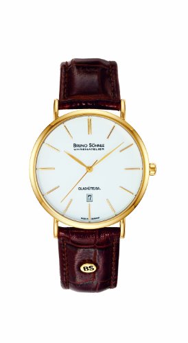 Bruno Söhnle Herren Analog Quarz Uhr mit Kalbsleder Armband 17-33085-941 von Bruno Söhnle