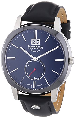 Bruno Söhnle Herren-Armbanduhr XL Analog Quarz Leder 17-73146-741 von Bruno Söhnle