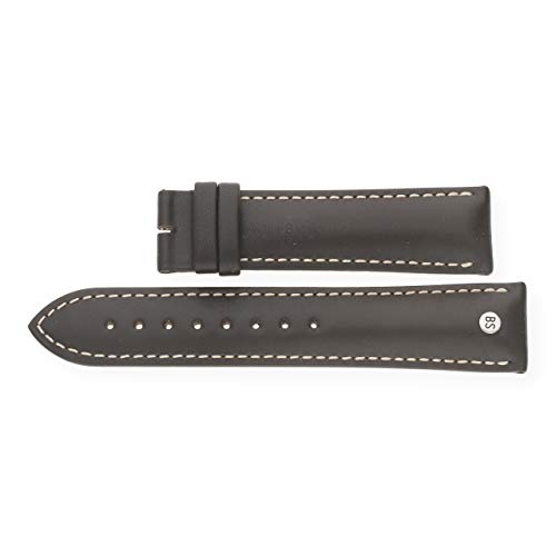 Bruno Söhnle Uhrenband 73-71183-822 Leder Dunkelbraun 22 mm von Bruno Söhnle