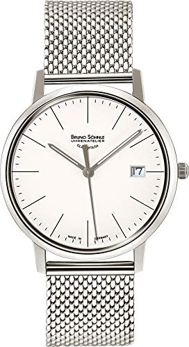 Bruno Söhnle Unisex Analog Quarz Uhr mit Edelstahl Armband 17-13175-240 von Bruno Söhnle