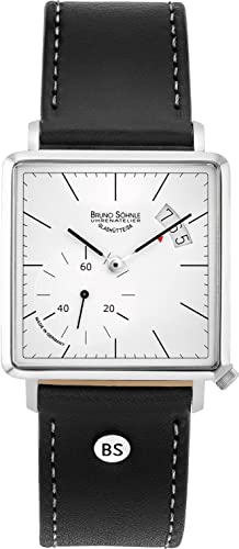 Bruno Söhnle Unisex Analog Quarz Uhr mit Kalbsleder Armband 17-13072-243 von Bruno Söhnle