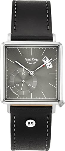 Bruno Söhnle Unisex Analog Quarz Uhr mit Kalbsleder Armband 17-13072-841 von Bruno Söhnle