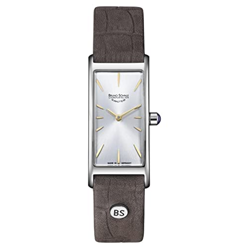 Bruno Söhnle Unisex Analog Quarz Uhr mit Kalbsleder Armband 17-23088-243 von Bruno Söhnle