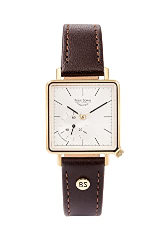 Bruno Söhnle Unisex Analog Quarz Uhr mit Kalbsleder Armband 17-33227-241 von Bruno Söhnle
