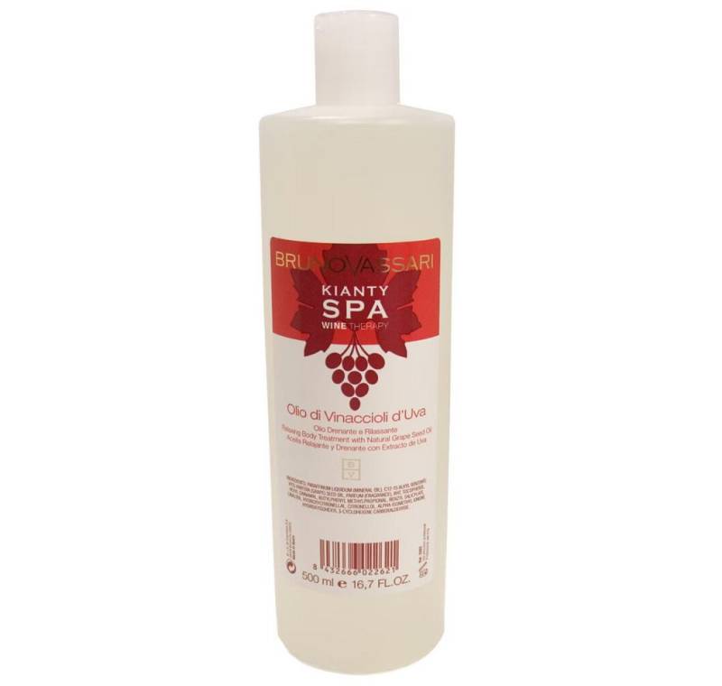 Bruno Vassari Gesichtswasser, Kianty SPA, Grape, Anti-Ageing, Massage Oil, Dry Oil, 500ml Bruno Vassari Gesichtswasser, Kianty SPA, Grape, Anti-Ageing, Massage Oil, Dry Oil, 500ml von Bruno Vassari