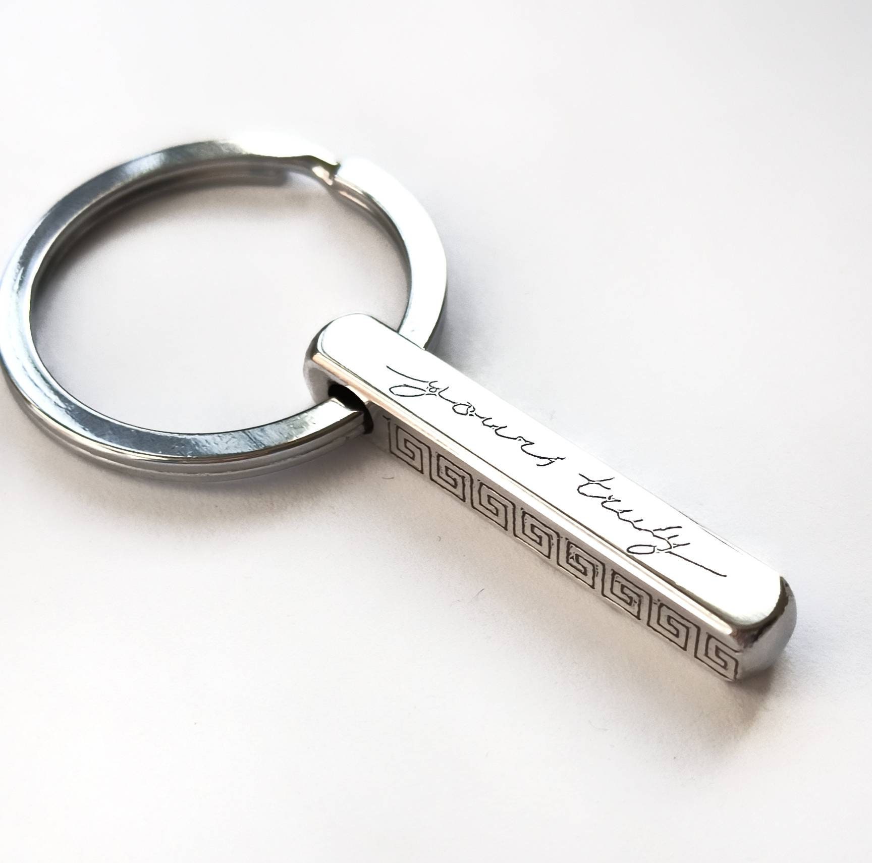 Personalisierter Aluminium 3D Bar Schlüsselanhänger Geschenk Mit Gravur Personalisierter Aluminium 3D Bar Schlüsselanhänger Geschenk Mit Gravur von BrunoBijoux