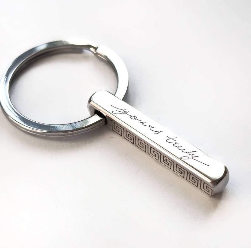 Personalisierter Aluminium 3D Bar Schlüsselanhänger Geschenk Mit Gravur Personalisierter Aluminium 3D Bar Schlüsselanhänger Geschenk Mit Gravur von BrunoBijoux
