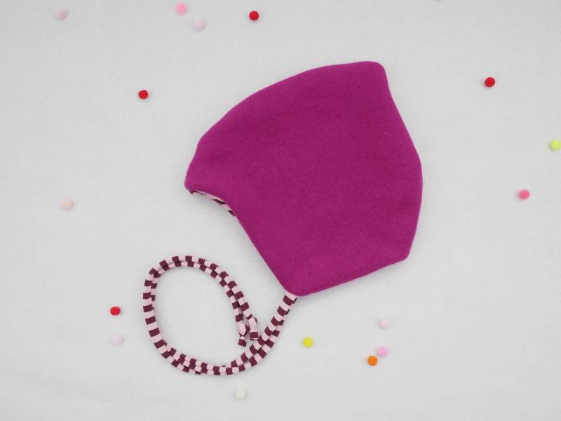 Baby Mütze, Erstlingsmütze, Zwergenmütze, Wintermütze Für Kinder, Bindemütze von BrunoandPeach