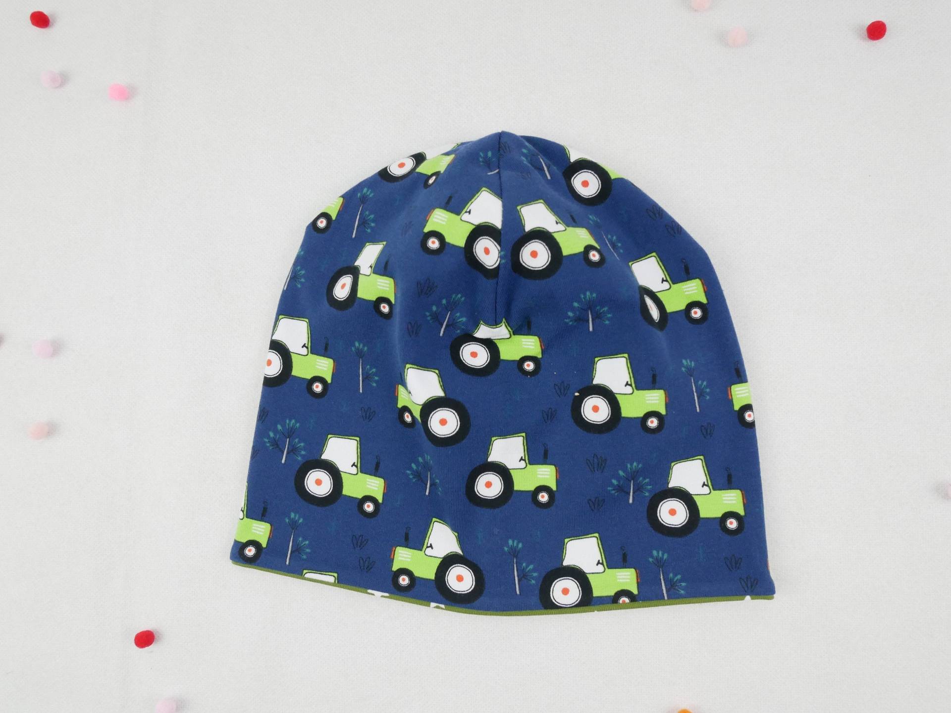 Beanie Mütze Wendebeanie Kinder Beanie, Babies Traktor Beanie Mütze Wendebeanie Kinder Beanie, Babies Traktor von BrunoandPeach
