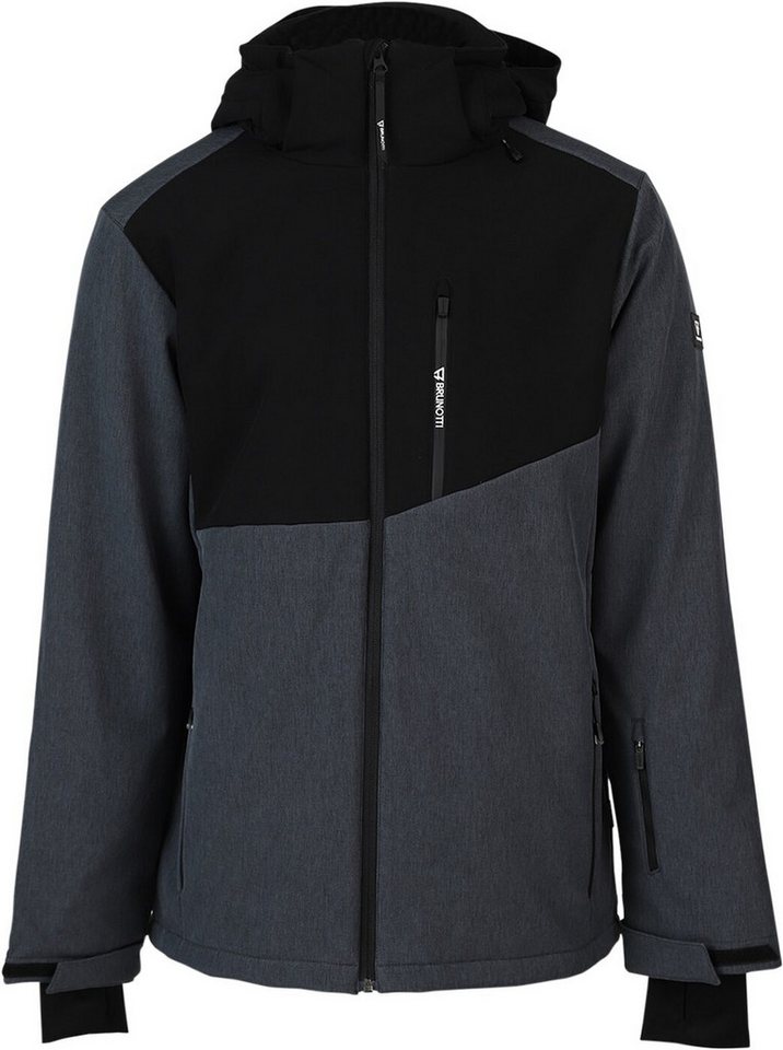 Brunotti Anorak Twinstroke Men Softshell Jacket Dark Grey Melee von Brunotti