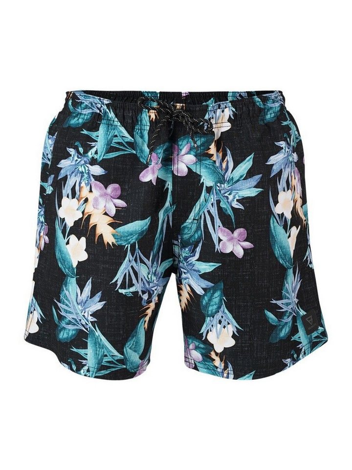 Brunotti Badeshorts Cruneco-AO Men Swim Shorts FLOWER BLACK von Brunotti