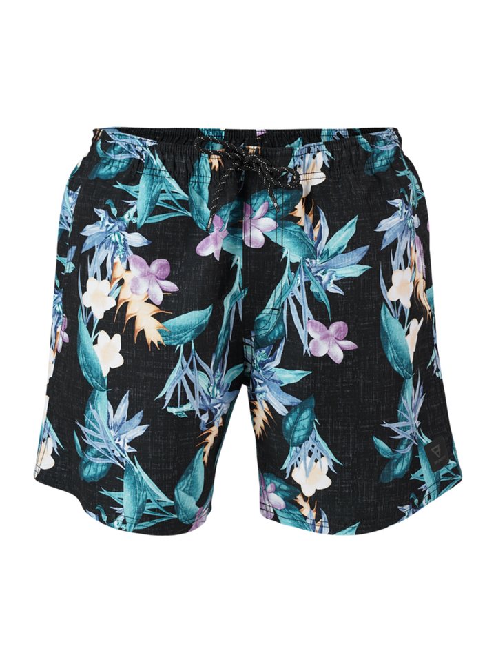 Brunotti Badeshorts Cruneco-AO Men Swim Shorts Flower Black von Brunotti