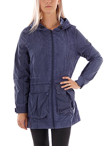 Brunotti Jacke Kapuzenjacke Mantel blau Jalore Zipper Kordelzug Gr. M 161222504 von Brunotti