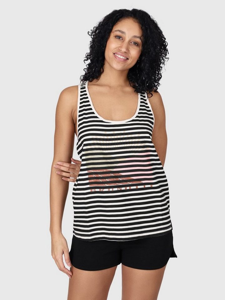 Brunotti Kurzarmshirt Kenzia-Stripe Women Top White Pearl von Brunotti