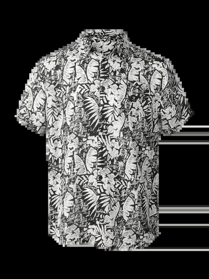 Brunotti Outdoorhemd Surfrider Men Shirt VINTAGE HAWAI BLACK von Brunotti