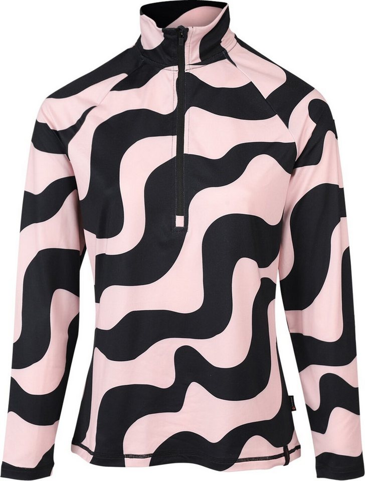 Brunotti Rollkragenpullover Galena-Groovy Women Fleece Groovy Swirl Softpink von Brunotti