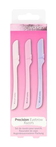 Brushworks Präzisions-Augenbrauen-Rasierer 3-Stücke, 70 g von Brushworks