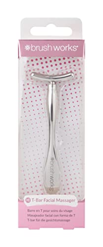 Brushworks Zinc T-Bar Facial Massager von Brushworks