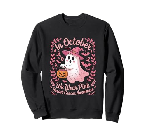 Brustkrebs Frauen Halloween Im Oktober tragen wir Pink Sweatshirt Brustkrebs Frauen Halloween Im Oktober tragen wir Pink Sweatshirt von Brustkrebs Halloween -Design