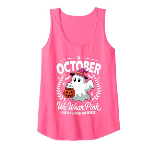 Brustkrebs Frauen Halloween Im Oktober tragen wir Pink Tank Top Brustkrebs Frauen Halloween Im Oktober tragen wir Pink Tank Top von Brustkrebs Halloween -Design