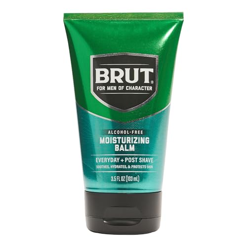 BRUT Moisturizing Balm – Soothing Men 's Face Moisturizer with Signature Scent – Lightweight and Grease-Free Aftershave Lotion – 103 ml von Brut