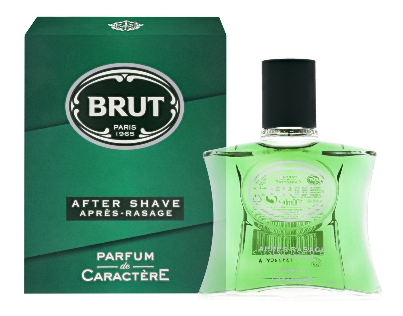 Brut After-Shave 3x Brut Original Apres-Rasage Aftershave je 100ml Rasierwasser for man von Brut