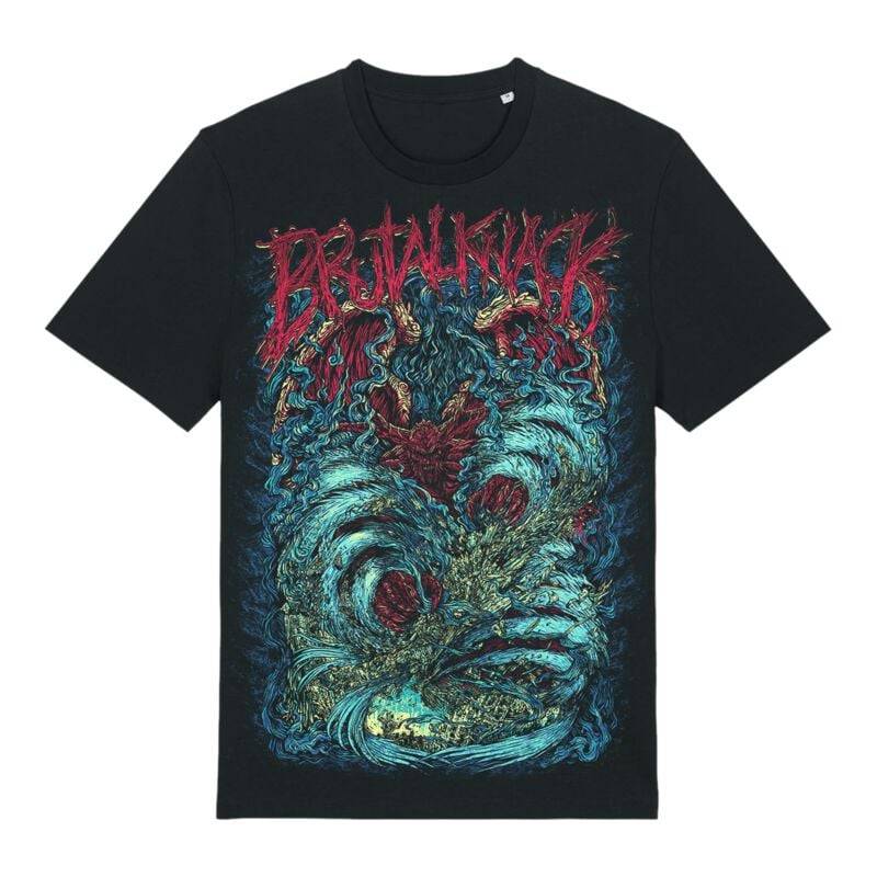 Brutal Knack Pandemonium T-Shirt schwarz in XXL von Brutal Knack
