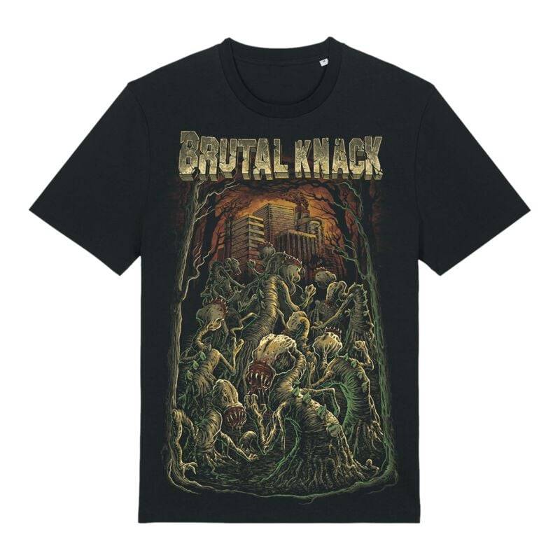 Brutal Knack Plants T-Shirt schwarz in XXL von Brutal Knack