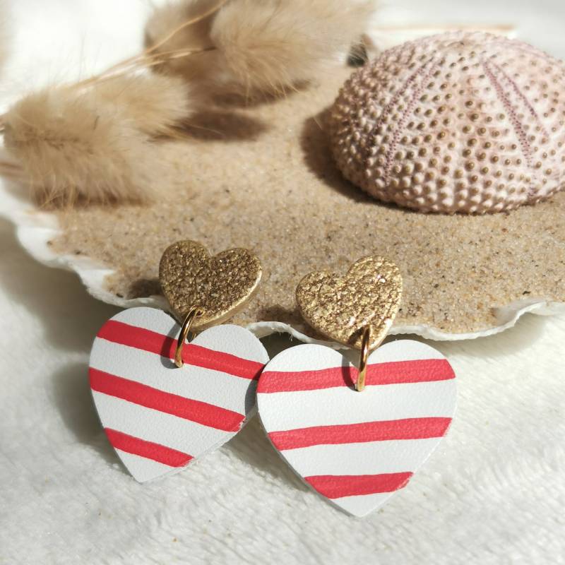 Belza-Matrosen-Ohrringe von Brutdecuir