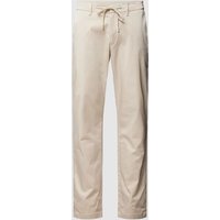 Bruun & Stengade Regular Fit Hose mit Tunnelzug Modell 'INGOLF' in Offwhite, Größe 31 von Bruun & Stengade