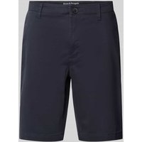 Bruun & Stengade Regular Fit Shorts mit Gesäßtaschen Modell 'GERHARD' in Dunkelblau, Größe 30 von Bruun & Stengade