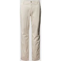 Bruun & Stengade Slim Fit Chino mit Viskose-Anteil Modell 'OLAV' in Offwhite, Größe 30/32 von Bruun & Stengade