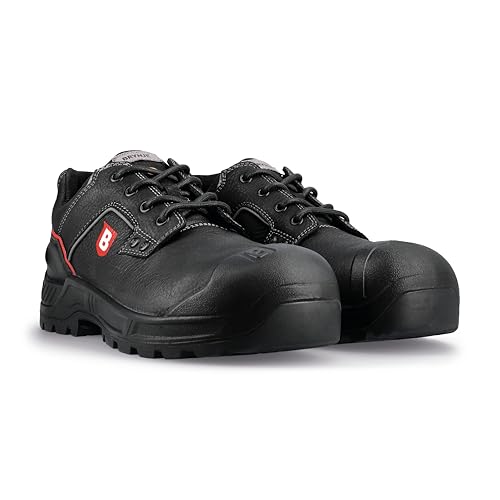 Brynje 411 Robust S3S Sicherheitsschuhe ESD FO HRO SC LG (Gr. 42) | Robuste Sicherheitsschuhe Herren Damen mit Breiter Passform & Atmungsaktivem Wasserabweisendem Leder | Safety Shoes for Men & Women von Brynje