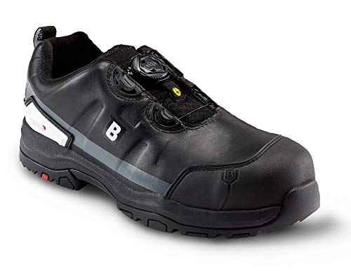 Brynje Drizzle S3 SRC 649 Work Safety Shoe Ideal for Light Industry, Construction and Crafts, Transport and Warehouses Schwarz- Gr. 39 von Brynje