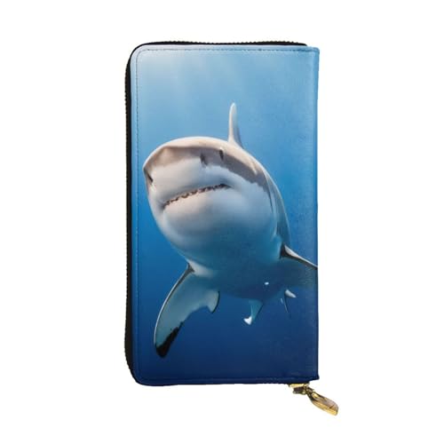 Bryptxztxt Cute Whales Damen Lange Geldbörse - Große Kapazität PU Leder Geldbörse mit Kartenhalter Etui Kreditmünzen Geldbörsen & Reißverschluss Clutch Geldbörsen für Damen & Mädchen, Größe 3D, 3 D, von Bryptxztxt