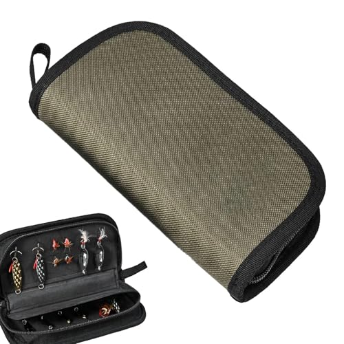 Angelköderbeutel, Aufbewahrungskoffer für Fliegenköder, kompakter Köderbinder, tragbare Angelausrüstung, Geldbörse, Süß- und Salzwasser, stabiler Organizer für Angler und Ausflüge im Freien Angelköderbeutel, Aufbewahrungskoffer für Fliegenköder, kompakter Köderbinder, tragbare Angelausrüstung, Geldbörse, Süß- und Salzwasser, stabiler Organizer für Angler und Ausflüge im Freien von Bsbkoj