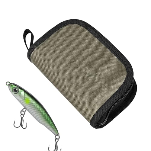 Angelköderbeutel, Aufbewahrungskoffer für Fliegenköder, kompakter Köderbinder, tragbare Angelausrüstung, Geldbörse, Süß- und Salzwasser, stabiler Organizer für Angler und Ausflüge im Freien Angelköderbeutel, Aufbewahrungskoffer für Fliegenköder, kompakter Köderbinder, tragbare Angelausrüstung, Geldbörse, Süß- und Salzwasser, stabiler Organizer für Angler und Ausflüge im Freien von Bsbkoj