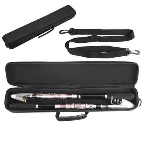 Angelrutenetui, wasserdicht, tragbar, Angelausrüstungstasche mit verstellbarem Schultergurt, Outdoor-Angelrolle, Aufbewahrungstasche, multifunktionale Angelausrüstung und Zubehörtasche für Männer, Angelrutenetui, wasserdicht, tragbar, Angelausrüstungstasche mit verstellbarem Schultergurt, Outdoor-Angelrolle, Aufbewahrungstasche, multifunktionale Angelausrüstung und Zubehörtasche für Männer, von Bsbkoj