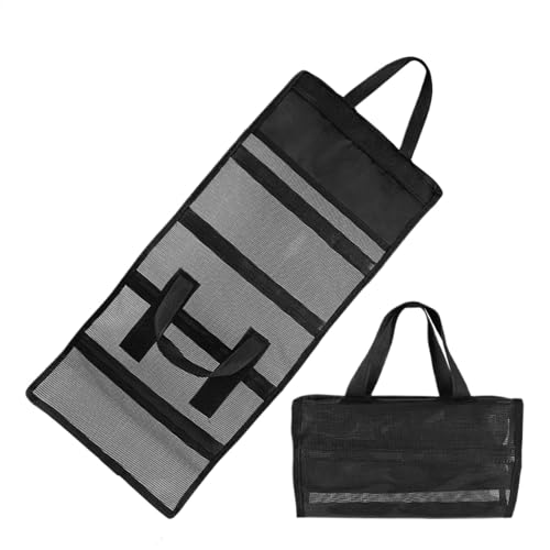 Bsbkoj Aufbewahrungstasche für Angelköder, wasserdicht, kleine Angeltasche, große Kapazität, Spinnerbait Organizer mit fünf Fächern, faltbares Design für Seen und Flüsse von Bsbkoj