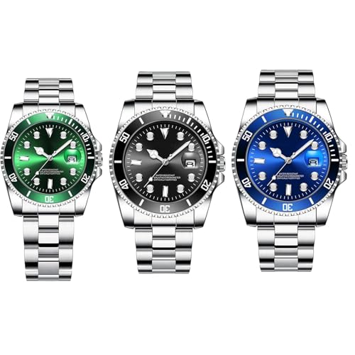 Bsbkoj Luxury Mens Wristwatch, Stainless Steel Business Watch, 42mm Adorable Elegant Dress Watch, Waterproof Quartz Analog Timepiece, Luminous Hands, Daily Wear Present for Mens Bsbkoj Luxury Mens Wristwatch, Stainless Steel Business Watch, 42mm Adorable Elegant Dress Watch, Waterproof Quartz Analog Timepiece, Luminous Hands, Daily Wear Present for Mens von Bsbkoj