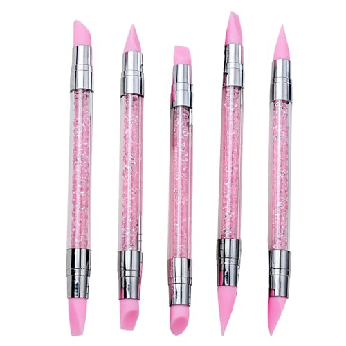 Bsbkoj Nagel-Skulpturstift, Skulpturstift für Nagellack mit Strass mit doppeltem Ende – Nagelmodellagewerkzeug mit rutschfestem Griff für Frauen und Freunde Bsbkoj Nagel-Skulpturstift, Skulpturstift für Nagellack mit Strass mit doppeltem Ende – Nagelmodellagewerkzeug mit rutschfestem Griff für Frauen und Freunde von Bsbkoj