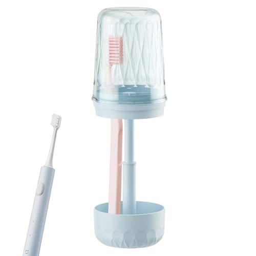 Bsbkoj Travel Toothbrush Holder, Portable Lightweight Case, Waterproof Compact Organizer, Multi-Functional Toiletry for Vacations, Trips, Bathrooms, Hotels, Keeping Clean and Organized von Bsbkoj